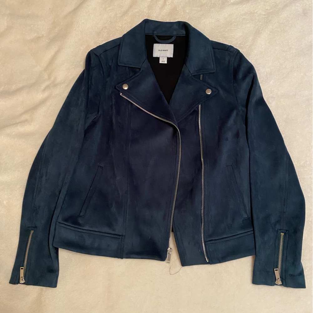 Old Navy faux suede leather jacket